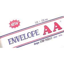 AMPLOP PUTIH POLOS PANJANG